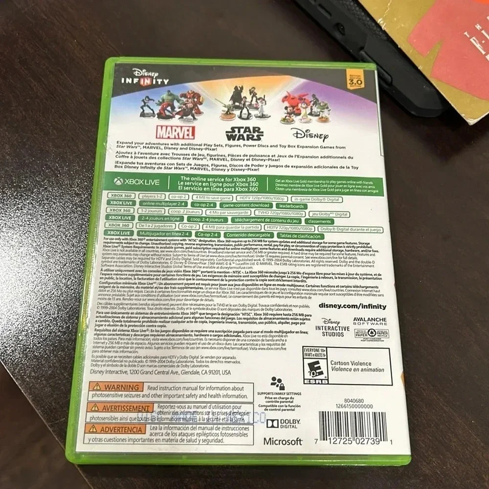XBOX 360 Disney Infinity video game